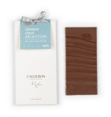 Tablette chocolat lait 40%