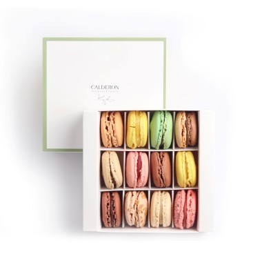 Coffret 12 macarons