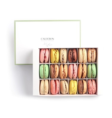 Coffret 18 macarons